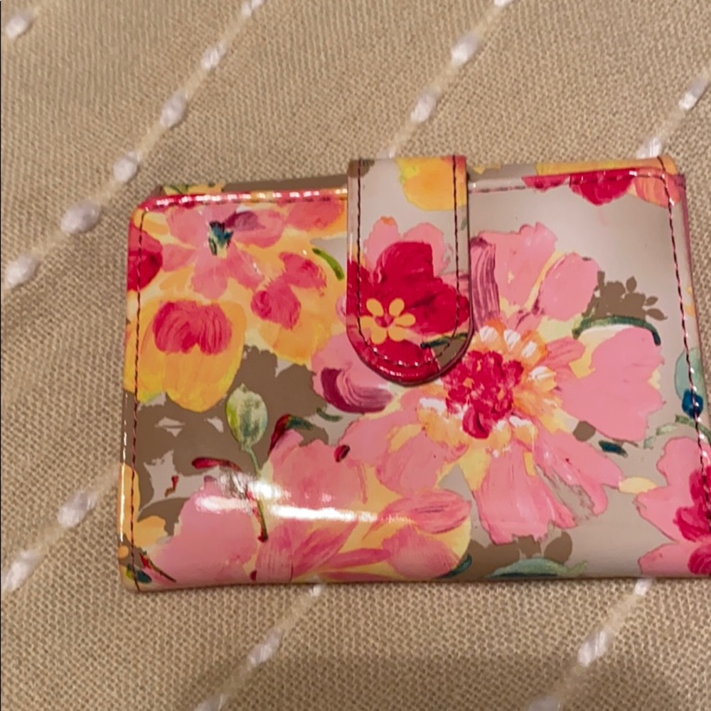 Floral wallet